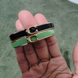 Coach Black and Green Women's Watches